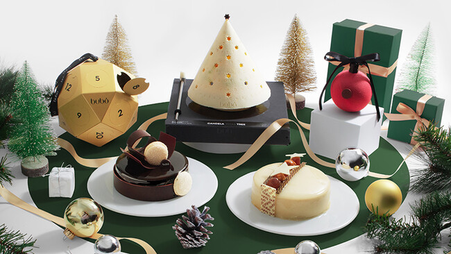 【ブボ・バルセロナ】聖なる夜を彩る、クリスマス限定チョコレートとケーキが登場！11月1日発売