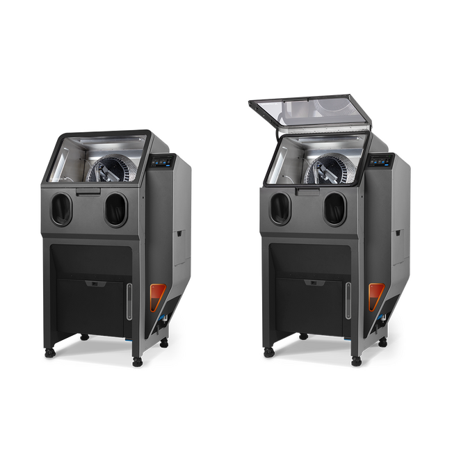 Formlabs、SLSプリント品を30分以内で工業品質に仕上げる自動ブラスト・研磨装置Fuse Blast発表。プリントスピードも30％高速化。SLSでの金型レス小ロット量産を大幅効率化へ。