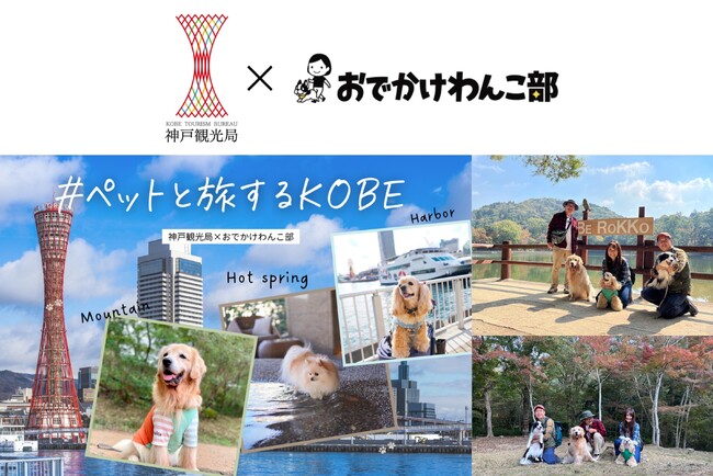 神戸観光局ｘおでかけわんこ部「ペットと旅するKOBE」特設ページ&Instagramを11/11から本格始動