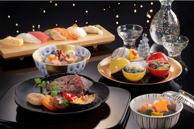 【シェラトン都ホテル大阪】クリスマス限定メニューのご案内　日本料理 うえまちではオープン以来初となるクリスマスメニューが登場