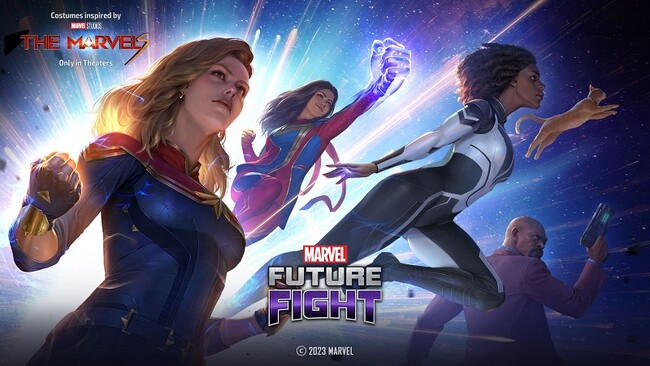 『マーベル・フューチャーファイト』マーベル・スタジオの新作映画『マーベルズ』にインスパイアされた最新アップデートを実施！