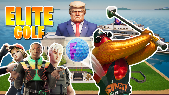 新作ゲーム『Elite Golf』、フォートナイト内で登場！だれよりも早くゴールに辿り着け！