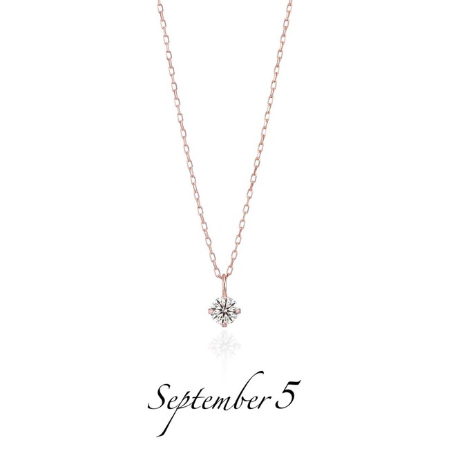 【クリスマスプレゼントや自分へのご褒美に】ラボグロウンダイヤモンドの一粒ダイヤネックレスを大人気のK18ピンクゴールドチェーンで11月8日（水）より販売開始