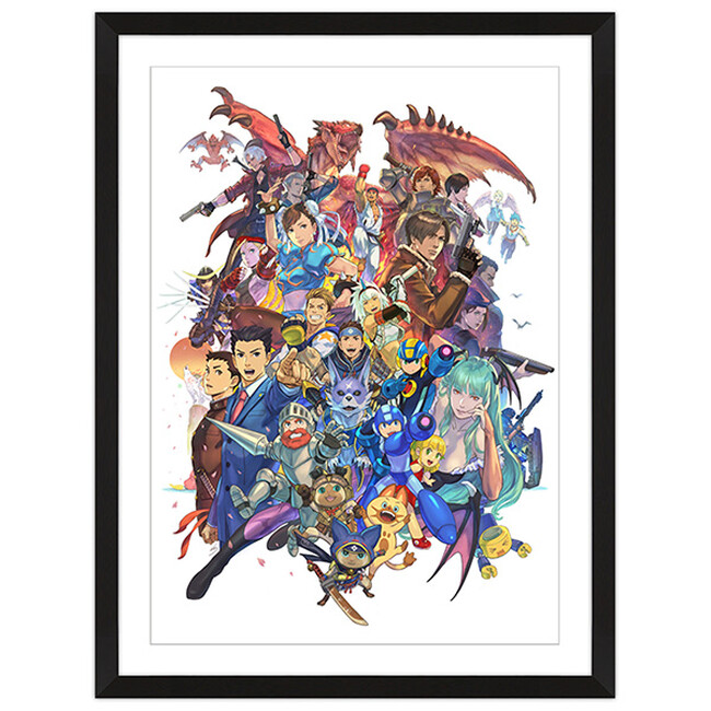 『大逆転裁判』キャラクターデザイナー塗 和也による、カプコン40周年記念アートグッズが登場！