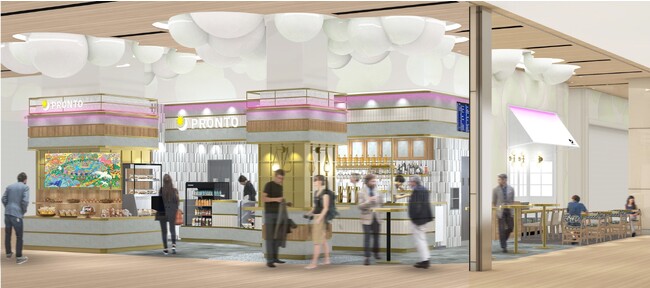 関西国際空港、新国際線出発エリアにPRONTO 関西国際空港ターミナル１店が12月5日オープン！