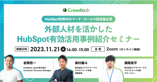 営業生産性向上!マーケ効率改善!HubSpot×外部専門人材活用事例を紹介