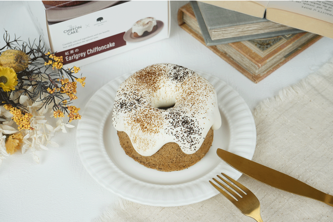 手作りシフォンケーキ専門店 This is CHIFFON CAKE.は、(株)日東コーン・アルムとコラボ！3号サイズの「紅茶のEarlgrey Chiffoncake」発売！
