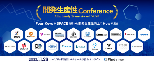 優れたエンジニア組織を紹介！マネーフォワード、ZOZO、DMM、ダイキン工業など計20社が登壇【登壇者確定】11/28＠汐留