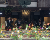 弦楽四重奏×生花修飾のコラボコンサート　疲弊した人々に癒しを与える『花と音楽の響宴 Vol.2』紅葉の季節 京都・光明寺の幻想的な空間で12月2日開催