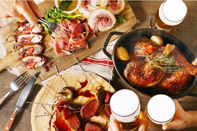忘新年会は、ジビエとビールで乾杯！丸の内「東京ビアホール＆ビアテラス14」より、『GIBIER GEEK』をテーマにした冬のパーティープランを11/13（月）よりスタート