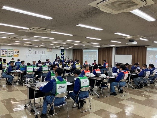 「臨時危機対策本部地震BCP(事業継続計画)訓練」の実施について