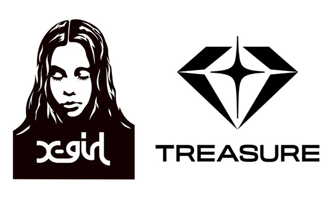 X-girlがTREASUREとのコラボレーションコレクションを発表