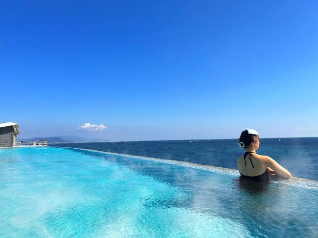 淡路島初！「湯あみ着による混浴インフィニティ大露天風呂」～