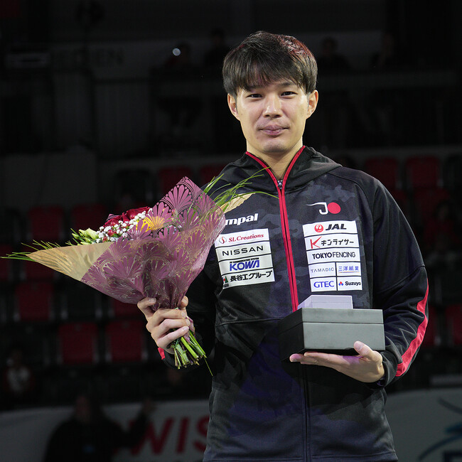【フェンシング】男子エペ ワールドカップ スイス/ベルン大会で山田優(やまだ まさる)選手が銅メダル獲得！