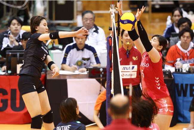 【バレー/Vリーグ】V1男子・WD名古屋、JT広島がストレート2連勝。V1女子は快勝のJT、久光が上位をキープ