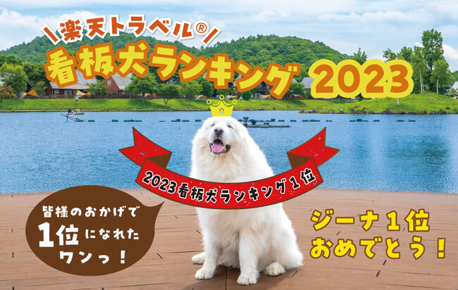 【エンゼルフォレスト白河高原】楽天トラベル主催「看板犬ランキング2023」での全国1位を記念して記念御礼クーポン発行＆記念御礼プランを販売いたします！