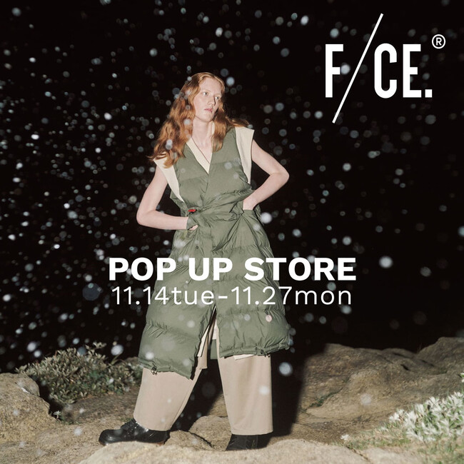 【ROSE BUD】F/CE. のPOP UP STOREが11月14日（火）より梅田店・札幌店にて開催！