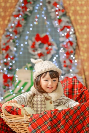 ライフスタジオ仙台店にクリスマスシーズン到来！毎年ご好評いただいている季節限定のインテリア！今年はクリスマス定番カラー「グリーン×レッド」です。