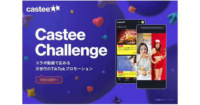 Castee、インフルエンサーとのコラボ動画を起点とした成果報酬型SNSマーケティングサービス「Castee Challenge」提供開始
