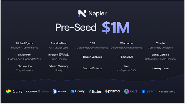 Napier Labs、プレシードラウンドで1.5億円を調達