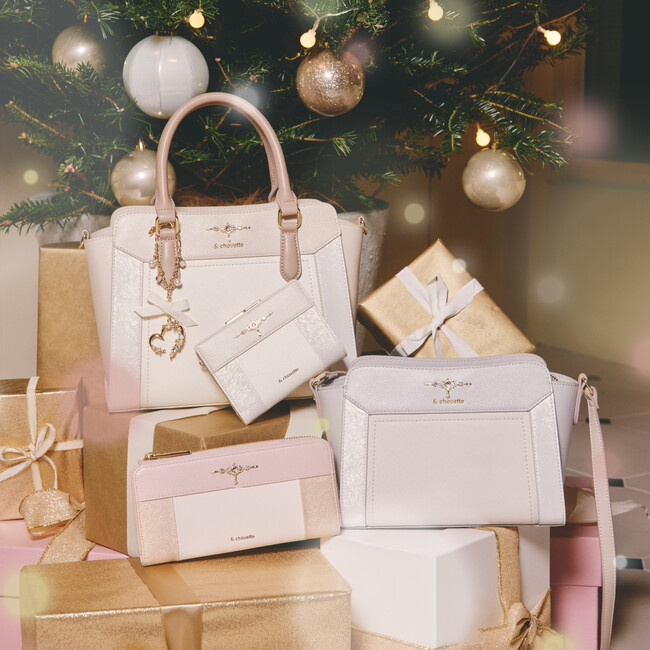 ＆chouette 2023 Holidays Collectionが公開。キラキラと輝くパステルトーン×メタリックデザインのアイテムに注目！