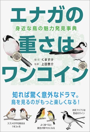 あっと驚く鳥たちの意外なドラマが満載！ 『エナガの重さはワンコイン　身近な鳥の魅力発見事典』刊行