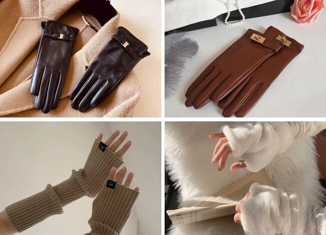 着けたままスマホ対応の大人可愛い冬の手袋を発売！