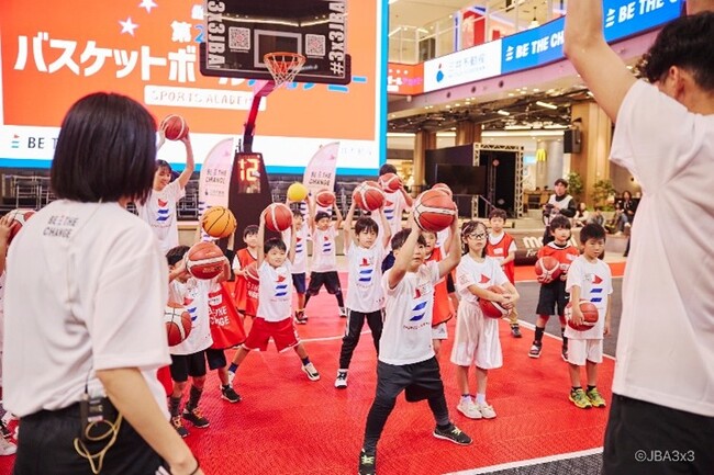 ららぽーと堺　Fansta XROSS STADIUMで　第25回「三井不動産スポーツアカデミー」 バスケットボールアカデミーを開催