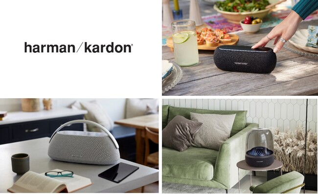 ミニマルで洗練されたデザインと上質な音質の融合　Harman KardonブランドのBluetoothスピーカー3製品「AURA STUDIO 4」・「GO + PLAY 3」・「LUNA」同時発売
