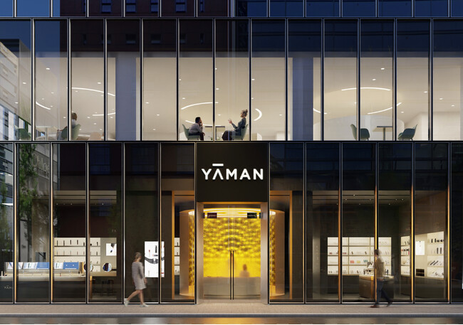 高さ３ｍの巨大美顔器のような体験スペースが出現、光に溺れる“光浴”体験を『YA-MAN the store GINZA』