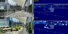 人流をリアルタイムで計測し、都市や建築の空間評価に活かす3D-LiDARシステムを開発
