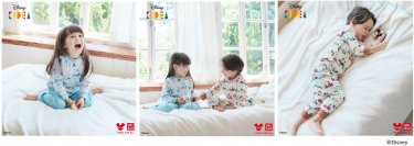 ディズニーの世界観から生まれた木製玩具「Disney KIDEA」がパジャマに