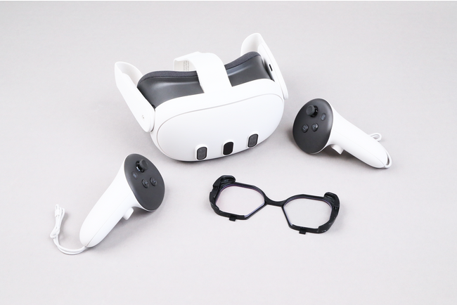 VR専用メガネ「VRsatile/ヴァーサタイル」Meta Quest 3、Pro、PSVR2、Varjo対応モデルの販売開始と、専用アイトラッキングデバイス「Eye C」開発開始のお知らせ