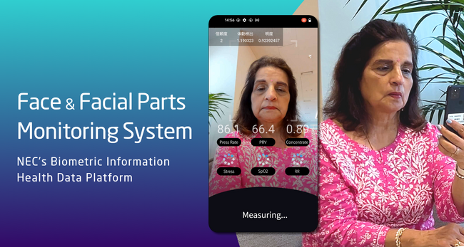 NECの「Face & Facial Parts Monitoring System」がCES 2024 Innovation Awardsを受賞