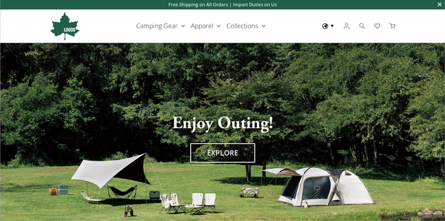 世界100カ国以上からLOGOSアイテムの購入が可能に！「LOGOS」グローバルECストアをオープン