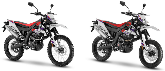 アプリリア RX 125 / SX 125 | スポーツマインドあふれる新たなグラフィックを導入して発売