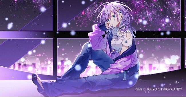 日本を代表するクリエイター勢による「TOKYO CITYPOP CANDY」、第3弾アーティストとしてVライバー「RaNa」のデビューが決定！