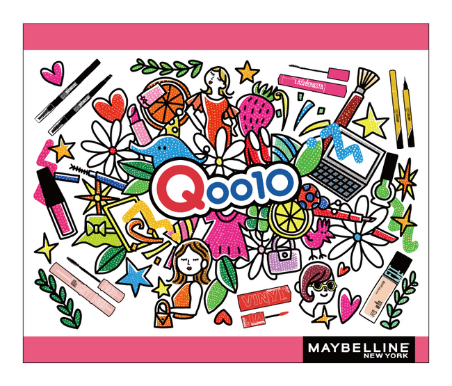 ＜Qoo10、パラリンアートオフィシャルパートナー記念＞パラリンアート×メイベリン ニューヨーク コラボボックス11月22日より限定販売！