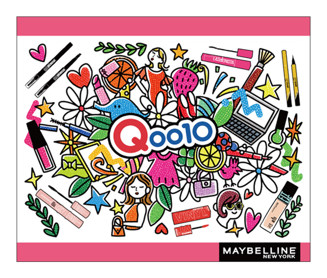 パラリンアート×Qoo10×メイベリン ニューヨーク コラボボックスを11月22日（水）から発売！