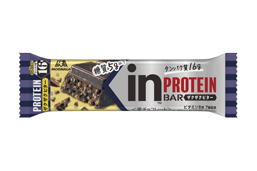 大好評の「ｉｎバープロテイン＜ザクザクチョコ＞」に糖質５g以下、甘さ控えめな“ビター味”が新登場。「ｉｎバープロテイン＜ザクザクビター＞」11月27日（月）より新発売