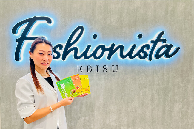 【 エステ×プロテイン 】フィットネスブランド「VITAS」、エステサロン「毛穴洗浄×小顔の専門エステ Fashionista 恵比寿」にてポップアップイベント開催中！