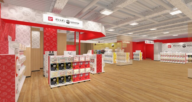 バンダイ公式の「ガシャポン(R)」大型専門店が登場 『ガシャポンバンダイオフィシャルショップ』大阪日本橋店　2023年11月30日(木)オープン！