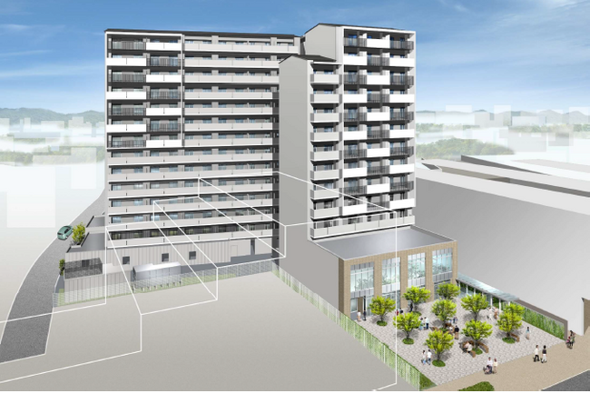京阪本線「枚方市」駅隣接、スマリオの賃貸住宅初のZEH認定マンション　環境配慮と利便性を兼ね備えた『OPH枚方駅前』が完成！