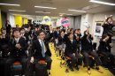 打ち上げ当日は、全国の学習拠点で打ち上げの瞬間を見守るパブリックビューイングが行われました。 打ち上げ当日は、全国の学習拠点で打ち上げの瞬間を見守るパブリックビューイングが行われました。
