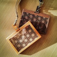 秋田県産ヤマザクラを使用、日本伝統の組子細工で製作した高級IDカードケース「Ichie」を発売