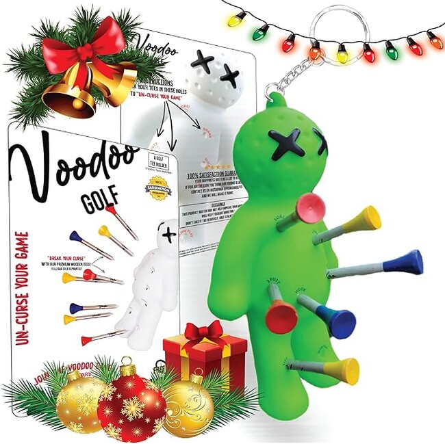 【新発売！】voodoo人形をモチーフにしたゴルフ用ティーホルダーに新色「グリーン」登場！　Voodoo Golfティーホルダーでゴルフの呪いから解放されませんか!?