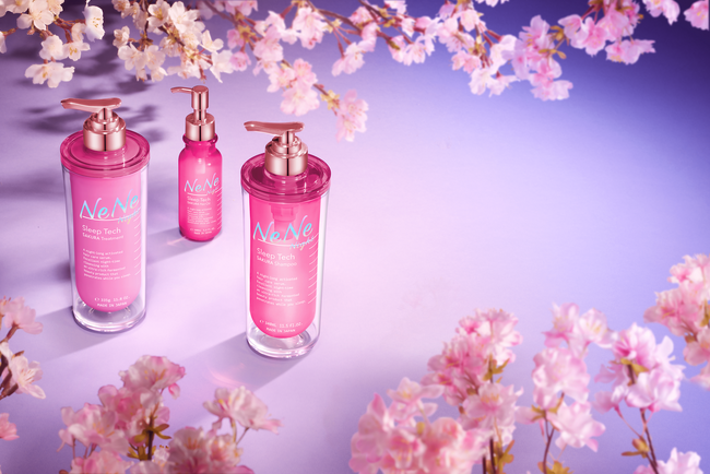 話題の睡眠美容シャンプーから限定品が初登場！夜桜の香りで、洗う・香る・眠る「NeNe Night SAKURA (ネネ ナイト サクラ) 」数量限定で新発売