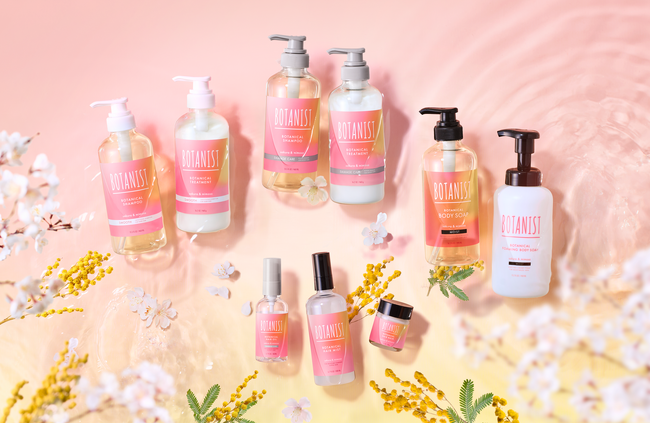 BOTANISTから厳選した香り「フレグランスコレション」始動！第一弾は春に人気の組み合わせNo.1*の香りを調合したWフレグランス“サクラとミモザの香り”「スプリングシリーズ」 12月1日新発売