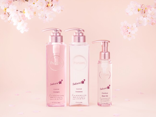 サクラ香る貯水うねり美容　Purunt.（プルント）より、初のサクラの香り限定ペアセット＆ヘアオイルが発売！