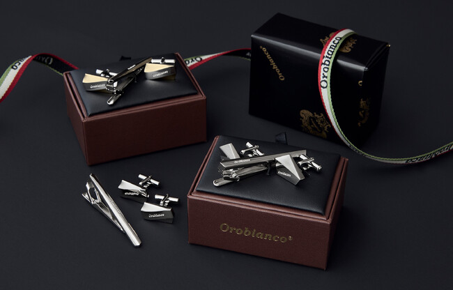Orobianco（オロビアンコ）の新作カフス＆タイピンコレクションが、11月22日（水）より全国有名百貨店にて先行発売